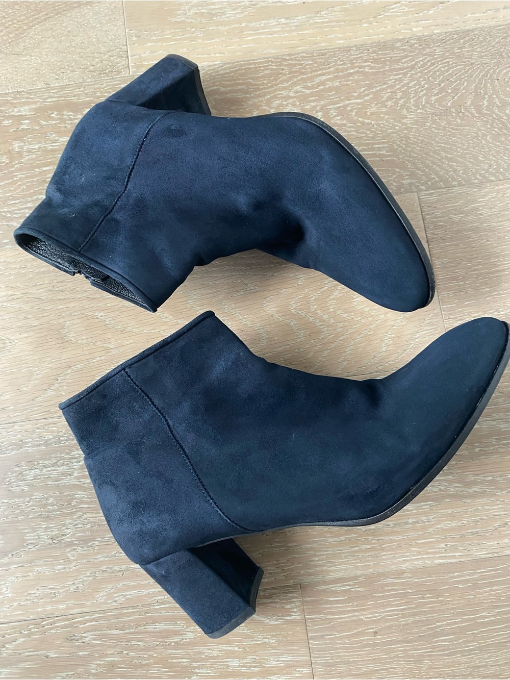 Pedro Garcia blue sued leatherzip-up ankle boots women sz euro 39 made in Spain
